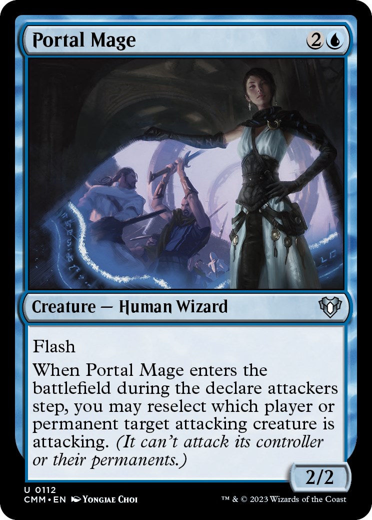 Portal Mage Commander Masters Magic The Gathering