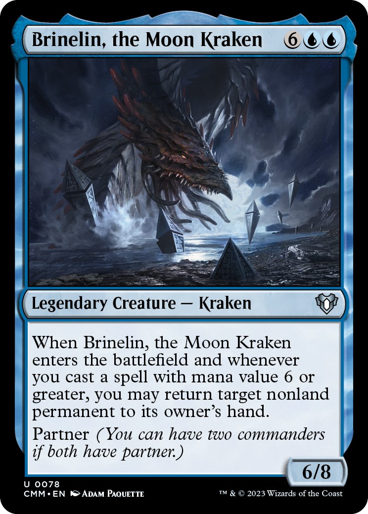 Brinelin, the Moon Kraken - Commander Masters - Magic: The Gathering
