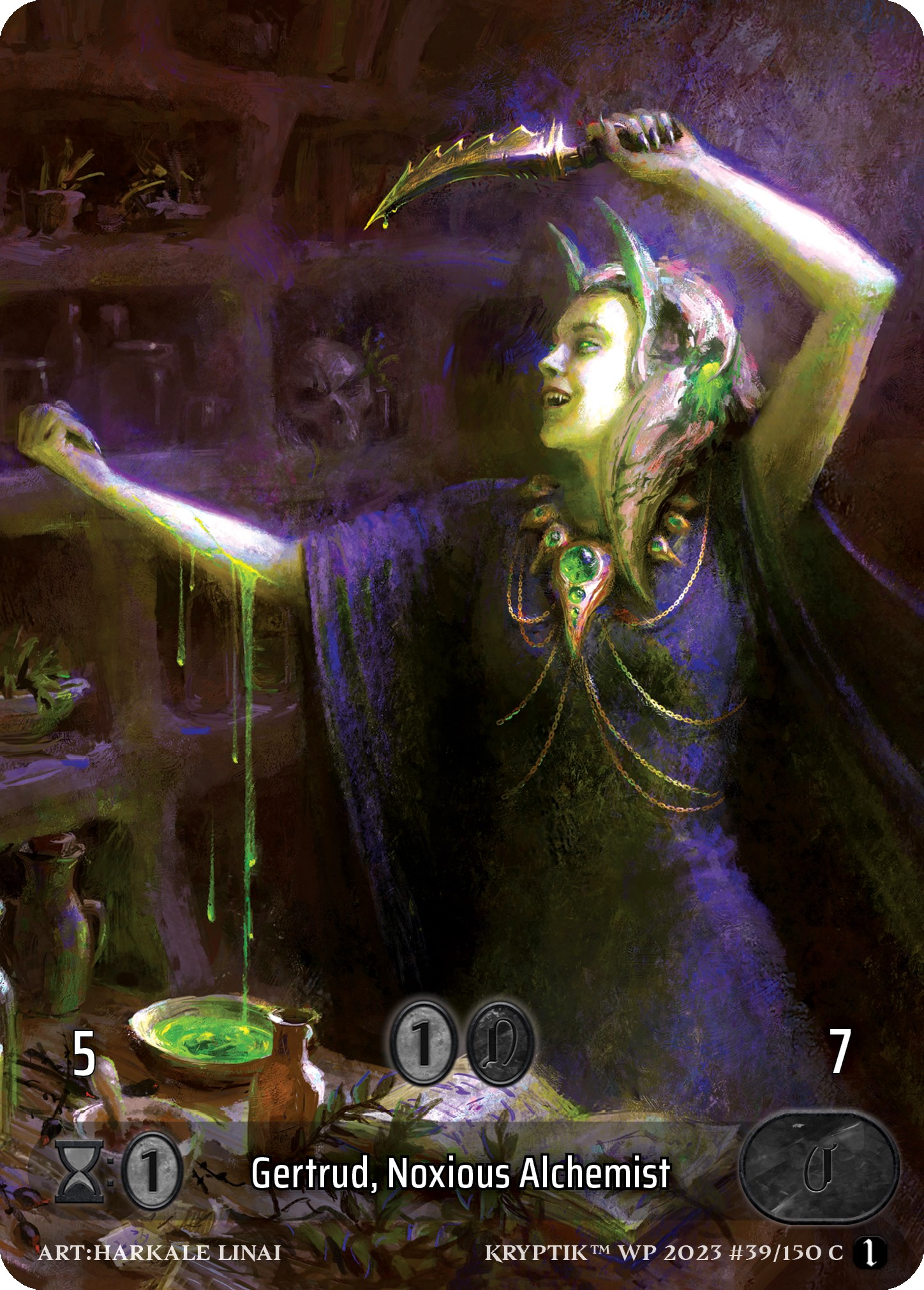 Gertrud, Noxious Alchemist (Box Topper) - Wicked Prophecy [Wave 1 ...