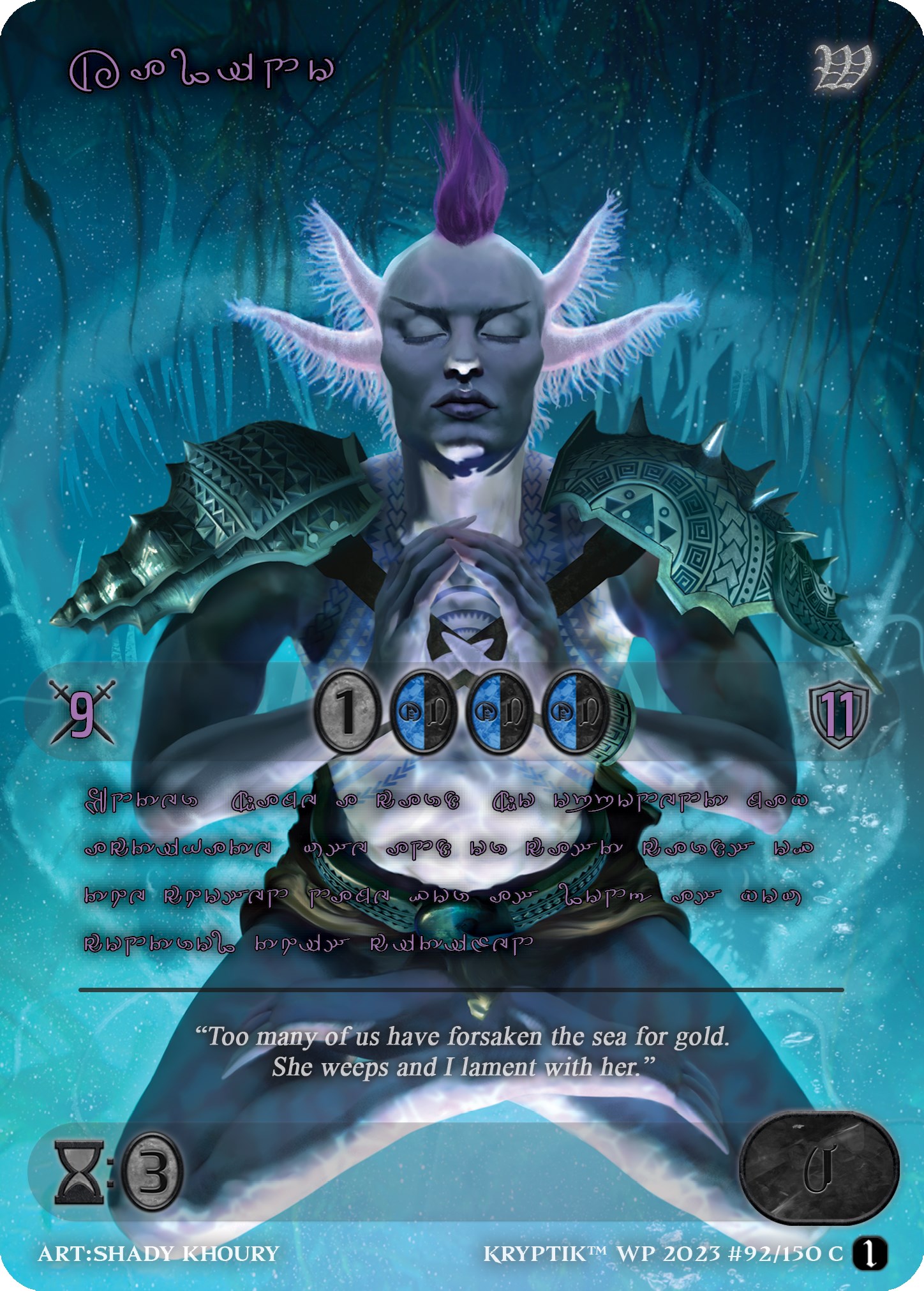 Kalino (Purple Kryptik Language) - Wicked Prophecy [Wave 1] - Kryptik TCG