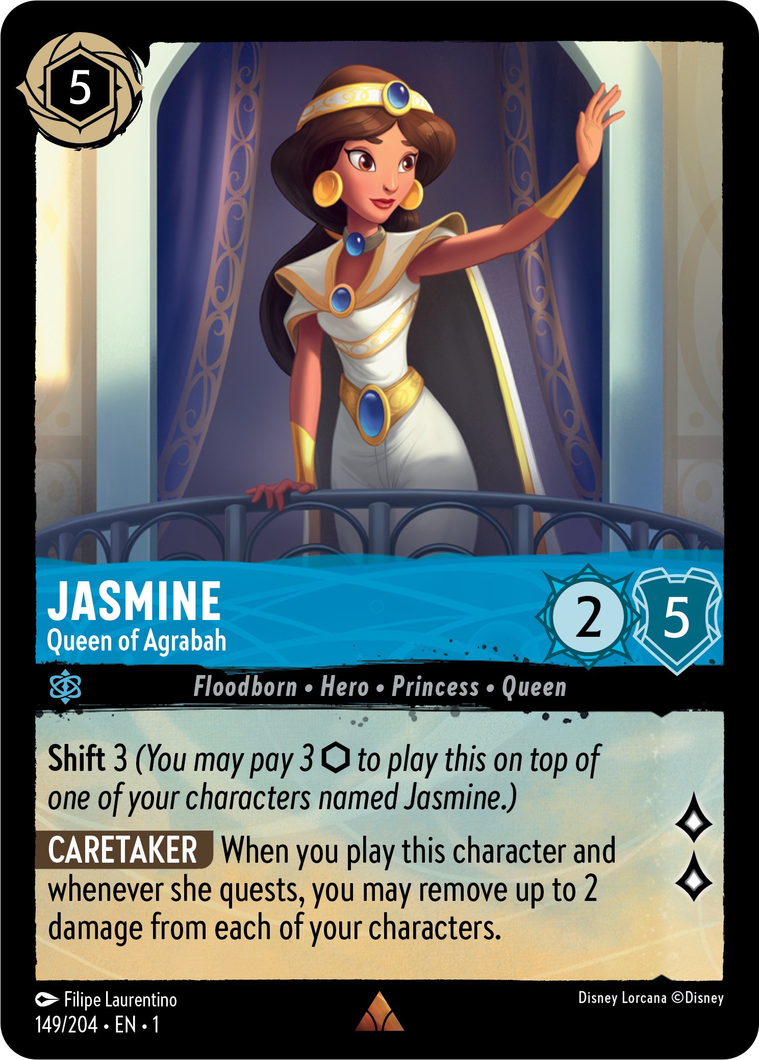 Jasmine Queen of Agrabah The First Chapter Disney Lorcana