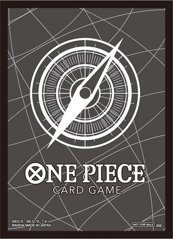 One Piece Card Game Official Sleeves (Black) (10Pack) Bandai Card
