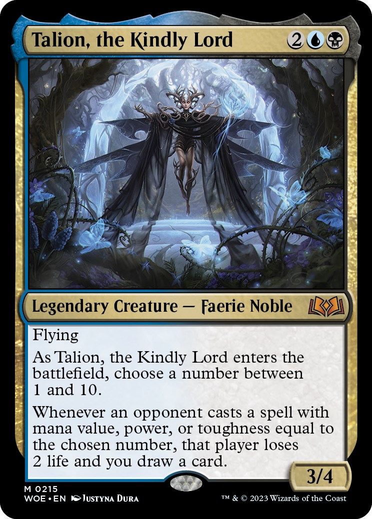 Talion The Kindly Lord Wilds Of Eldraine Magic The Gathering