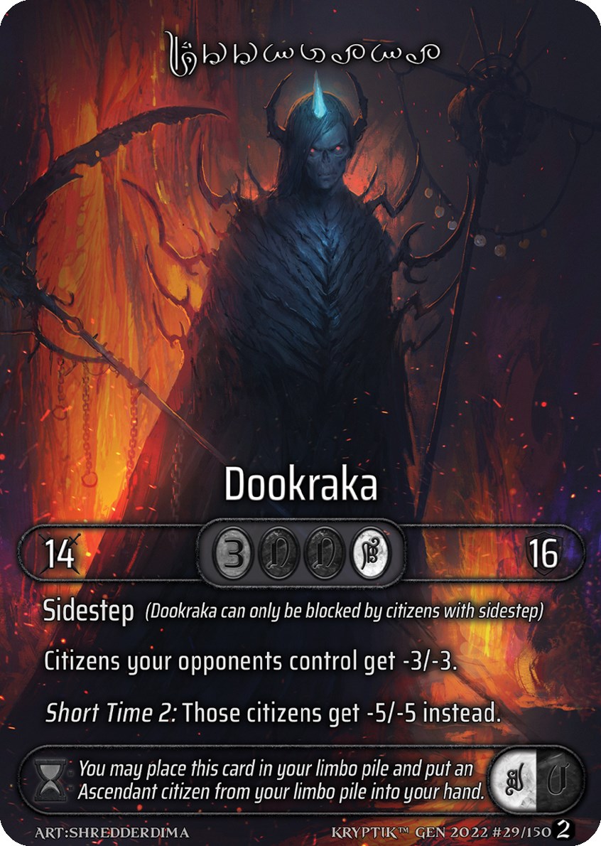 Dookraka (Wave 2 Prize Support Cards) Kryptik Promos Kryptik TCG