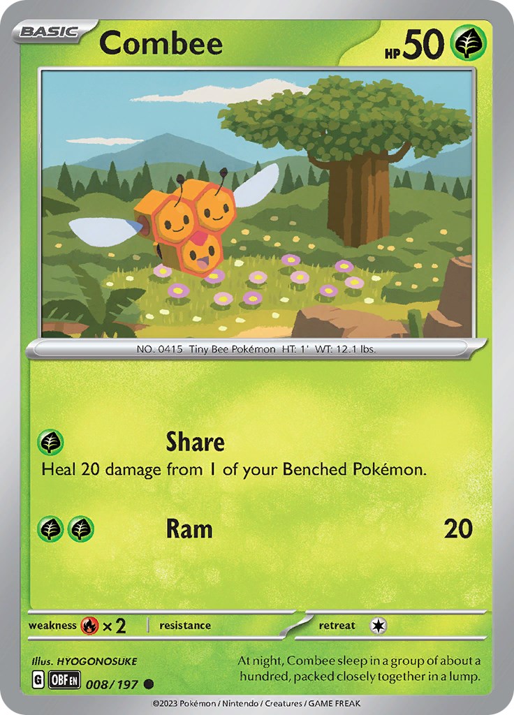 Combee card artwork