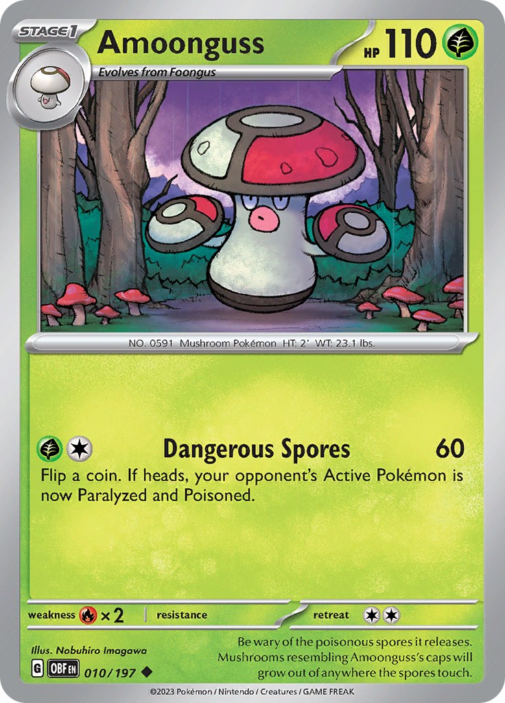 Amoonguss card artwork