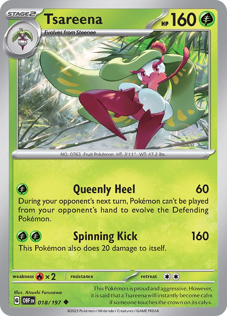 Tsareena card artwork