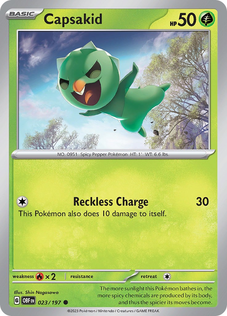 Capsakid card artwork