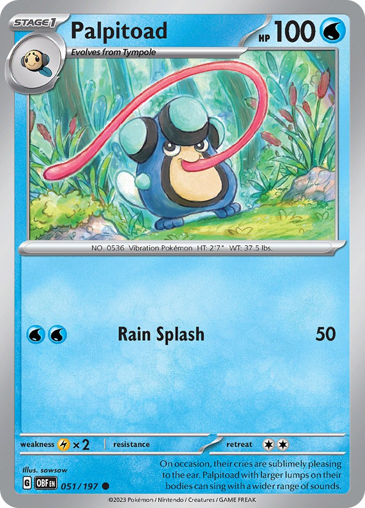 Palpitoad card artwork