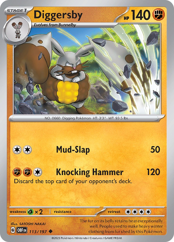 Diggersby card artwork