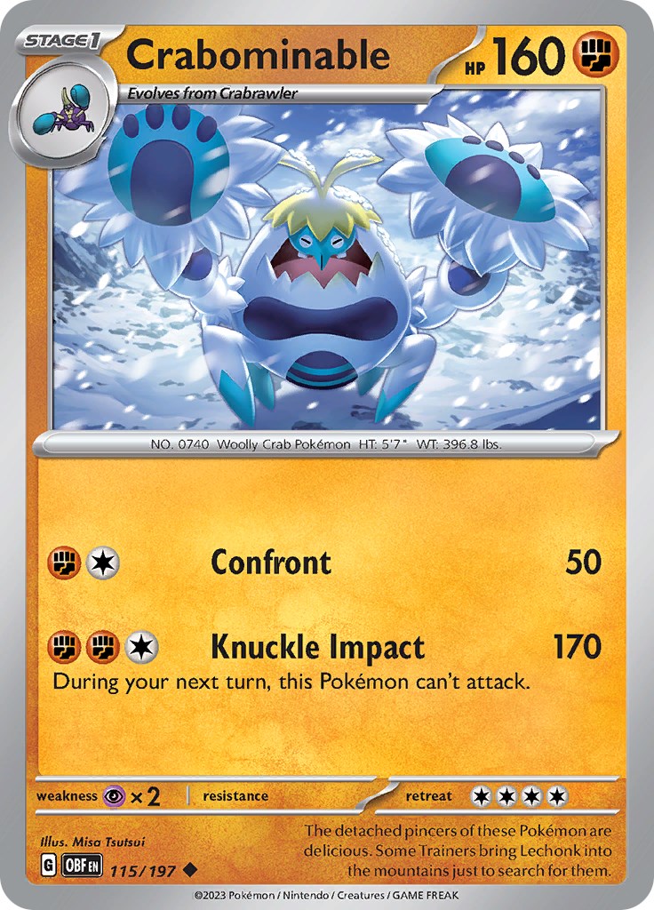Crabominable card artwork