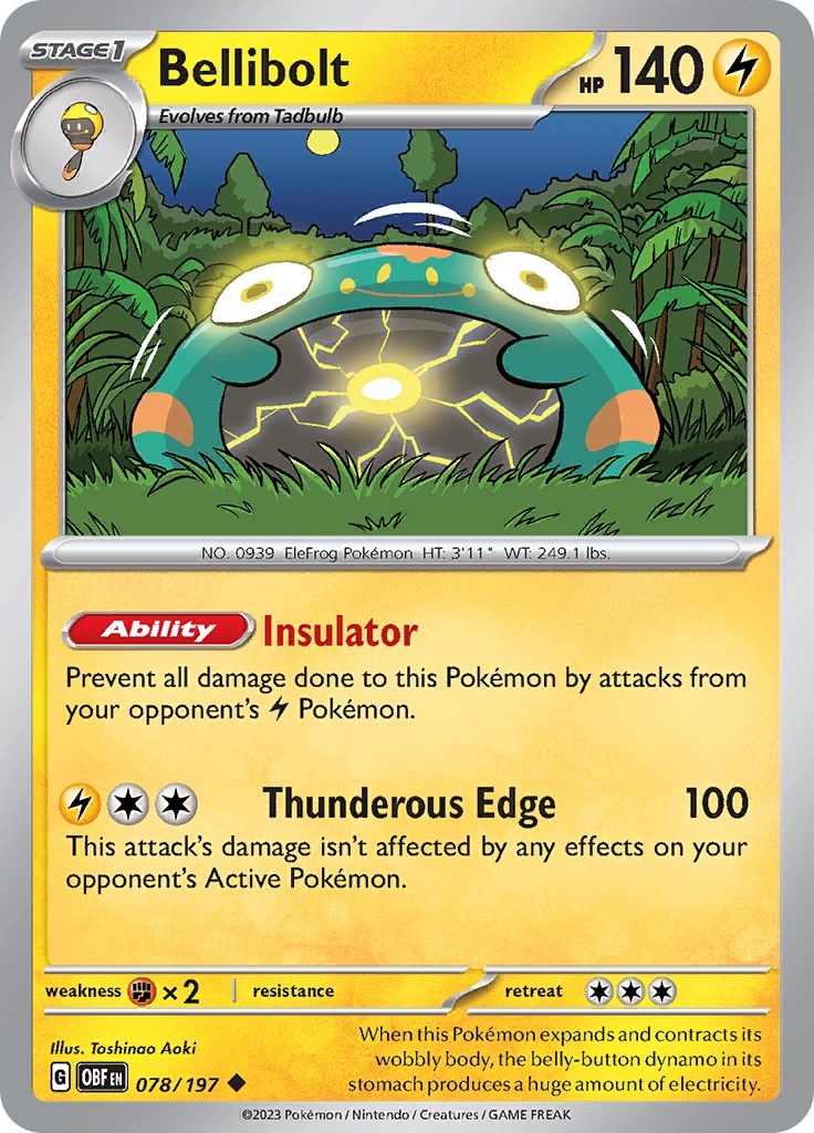 Bellibolt card artwork