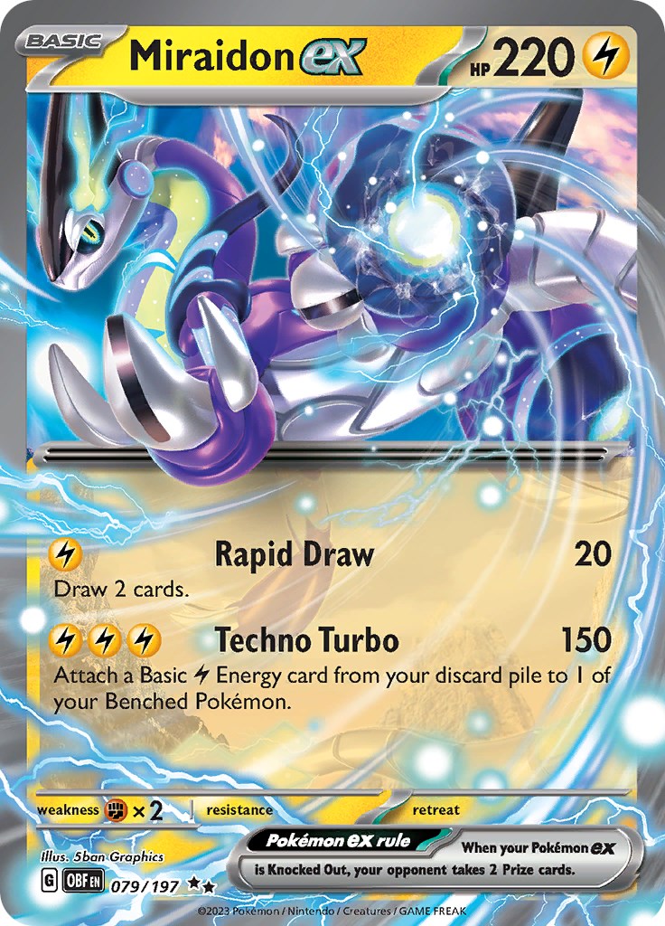 Pokémon TCG Introduces Koraidon and Miraidon Cards from the Obsidian Flames  Set and They Are Awesome - Ruetir, koraidon carta