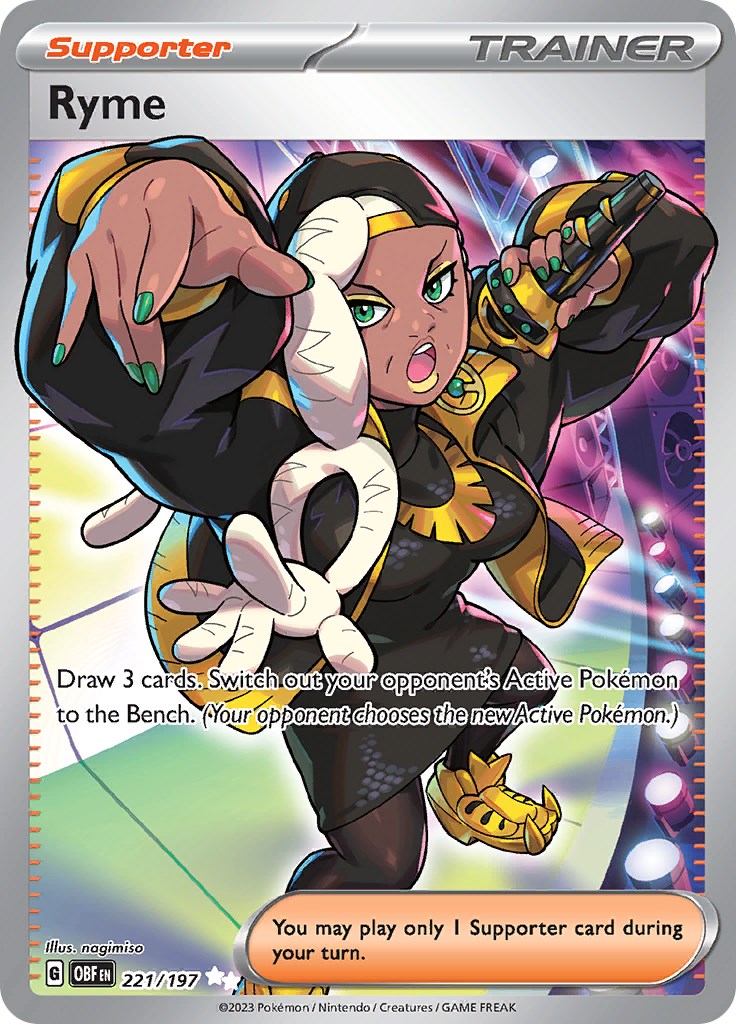 Pokémon - Poppy Full Art - Obsidian Flames 220/197 - Ultra Rare