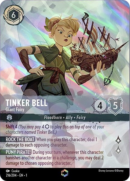 Tinker Bell - Giant Fairy (Alternate Art) - The First Chapter - Disney  Lorcana