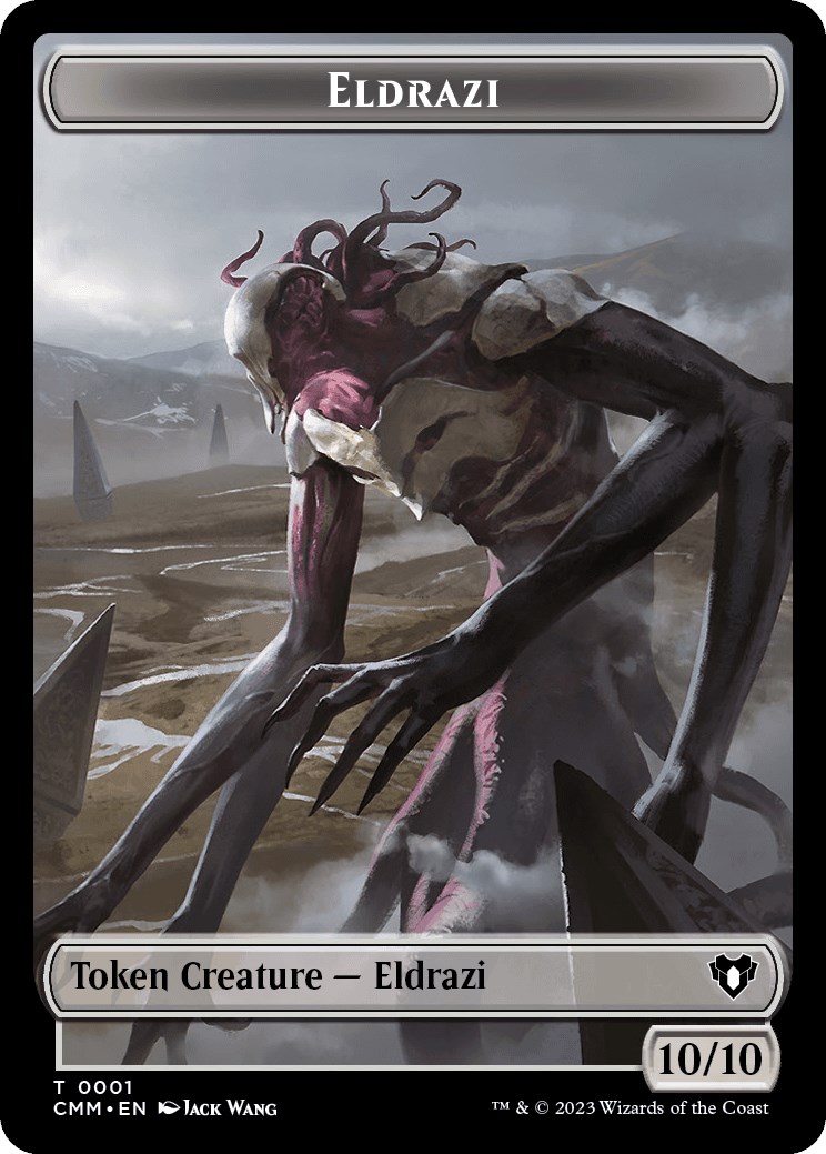 Eldrazi // Dragon (0021) Double-Sided Token - Commander Masters - Magic ...