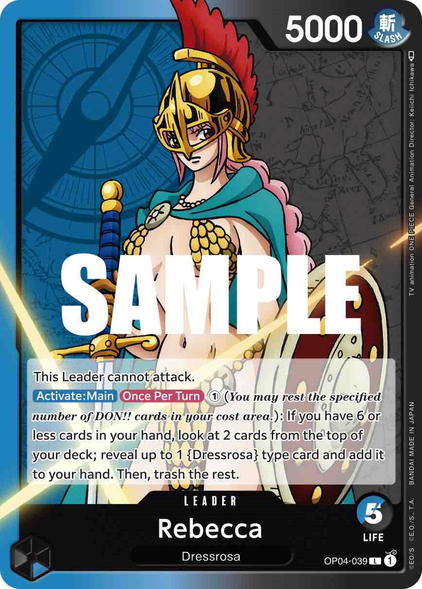 Rebecca (039) - Kingdoms of Intrigue - One Piece Card Game