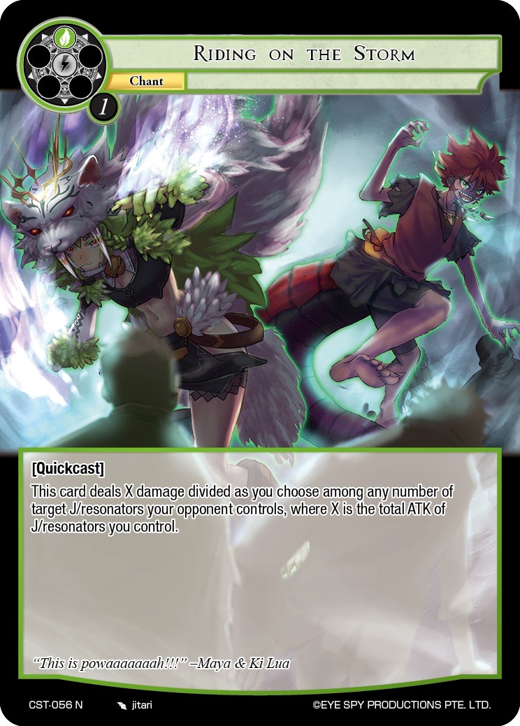 Riding on the storm clash of the star trees force of will