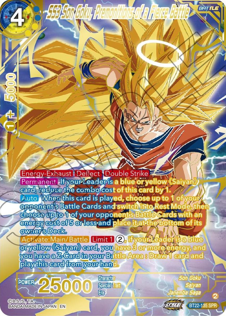 SS3 Son Goku, Premonitions of a Fierce Battle (SPR) - Critical Blow -  Dragon Ball Super: Masters