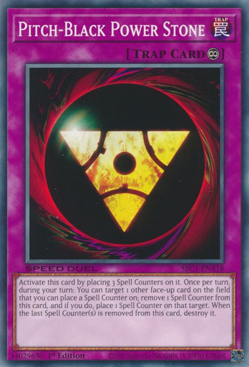 Yu-Gi-Oh! - Pitch-Black Power Stone (SDSC-EN036) - Structure Deck