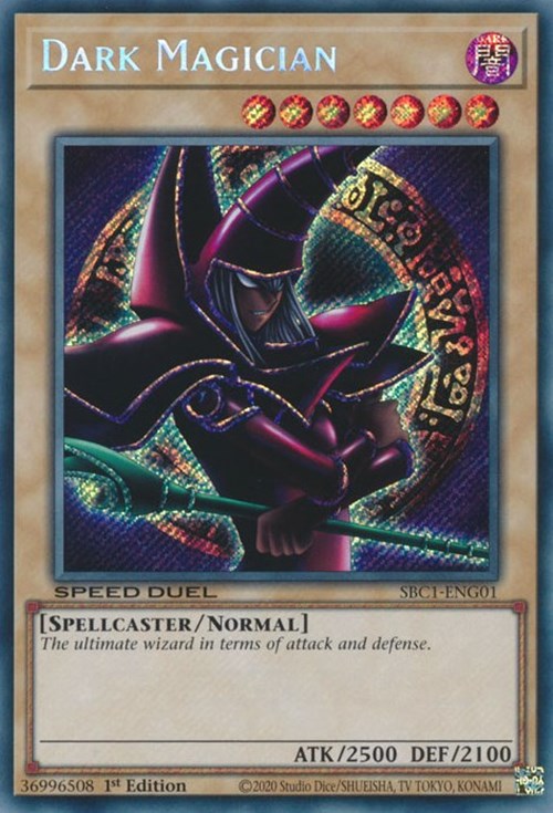Dark Magician (G) (Secret Rare) - Speed Duel: Streets of Battle City ...