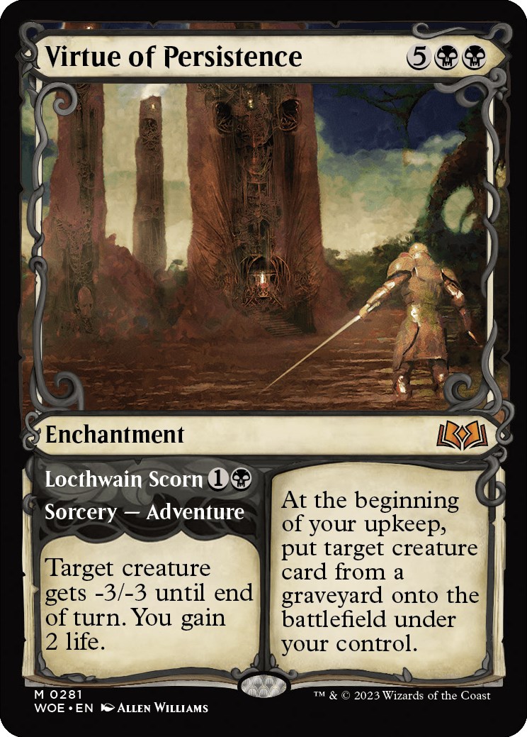 Virtue Of Persistence From Wilds Of Eldraine Spoiler