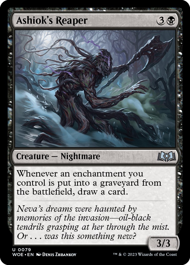 Ashiok's Reaper Wilds of Eldraine Magic The Gathering