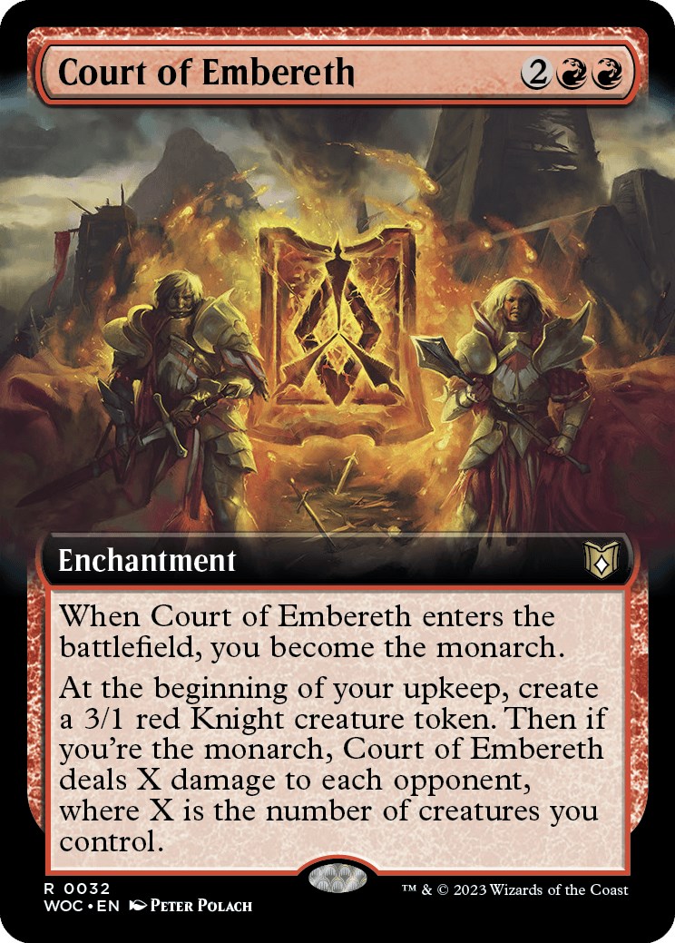 Court of Embereth (Extended Art) - Commander: Wilds of Eldraine