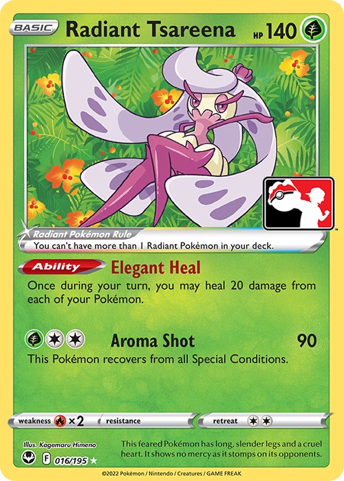 Radiant Tsareena card artwork