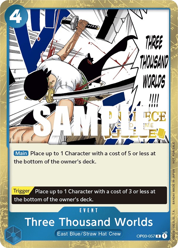 Three Thousand Worlds (Judge Pack Vol. 2) One Piece Promotion Cards