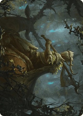 Verdant Outrider Art Card - Art Series: Wilds of Eldraine - Magic: The ...