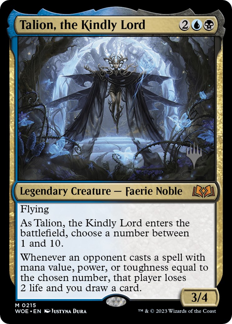 Talion, the Kindly Lord - Promo Pack: Wilds of Eldraine - Magic: The ...