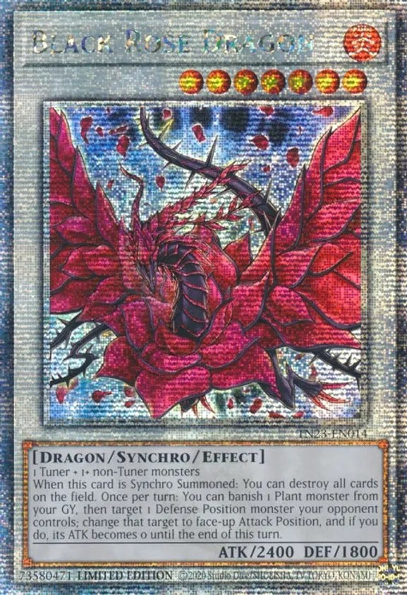 Black Rose Dragon (Quarter Century Secret Rare)