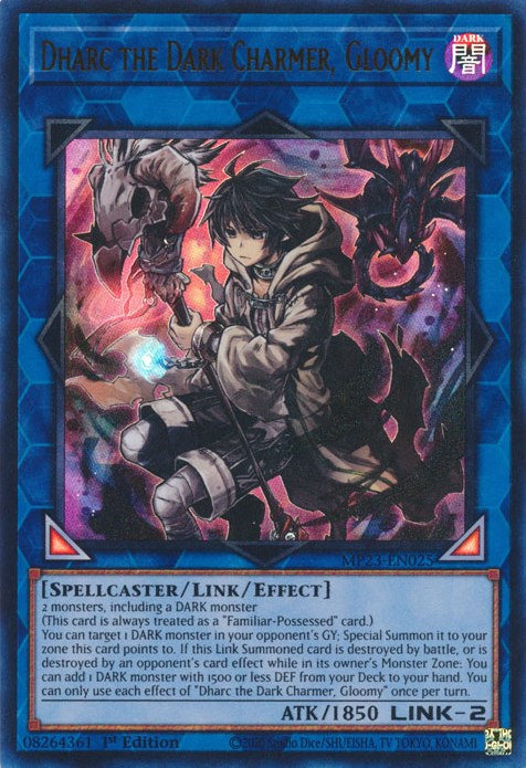 YuGiOh Card Yu-Gi-Oh! Dharc The Dark Charmer Card - TDGS-EN026 Common -  Unlimited Edition TDGS-EN026 Common Card