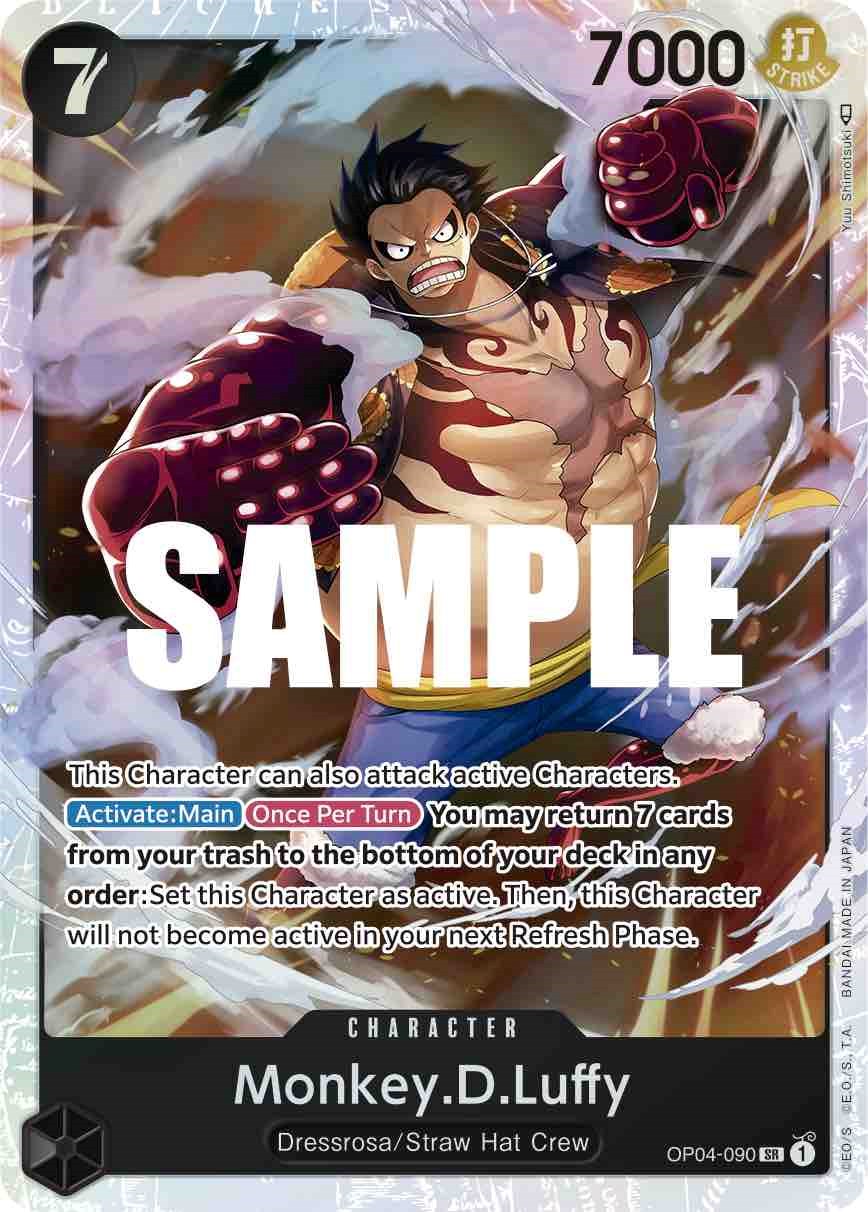 Monkey.D.Luffy (090) - Kingdoms of Intrigue - One Piece Card Game