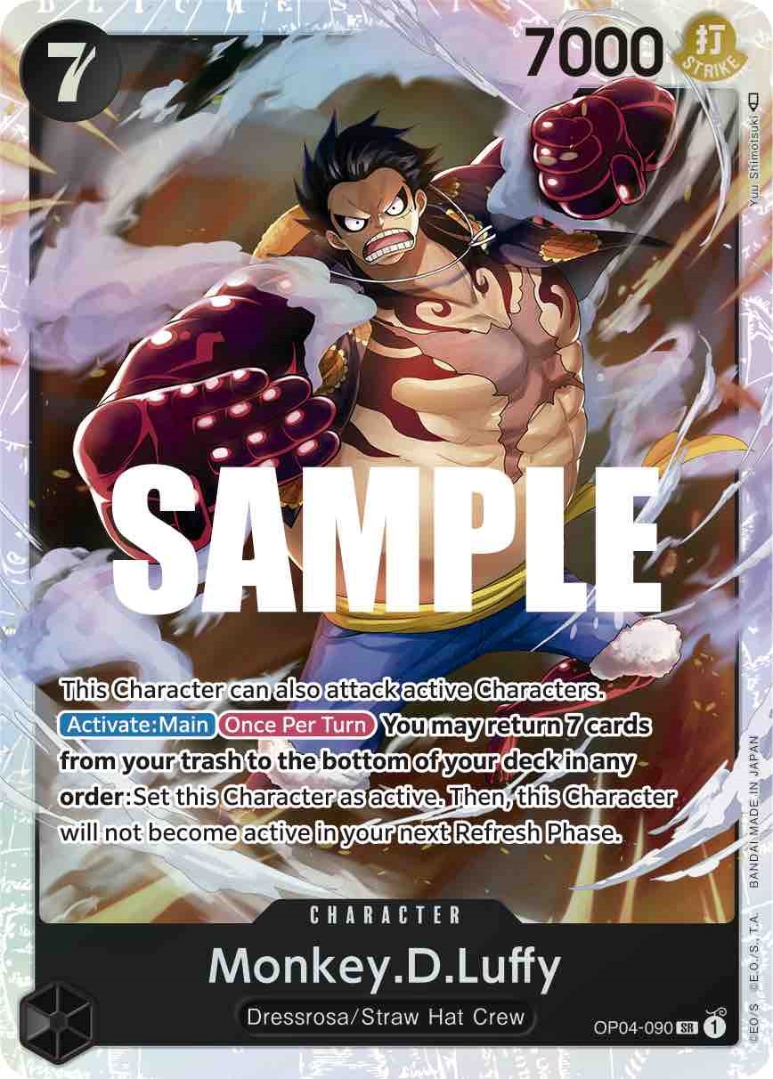 One Piece TCG Luffy Gear Second Custom DON!! (Foil Rare