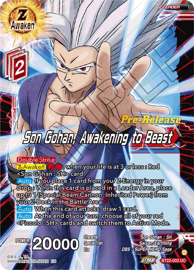 Dragon Ball Super Reveals Critical Blow: Gohan Beast SPR