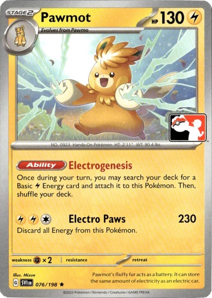 Pawmot (Prize Pack Series Cards) — Pokémon TCG card