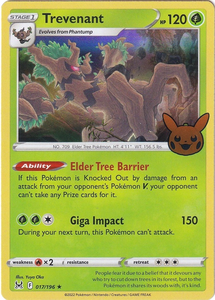 Trevenant card artwork