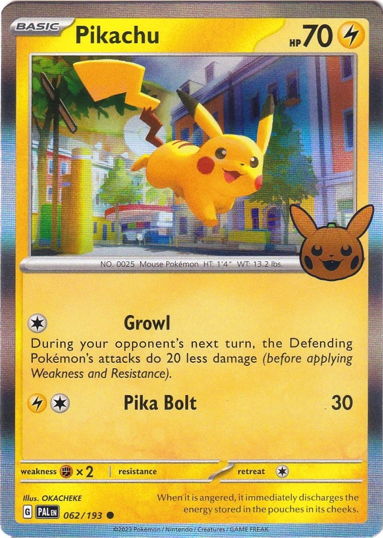 Holloween Pikachu 62/193 | Pokemon TCG | NM | W Halloween Pikachu Symbol