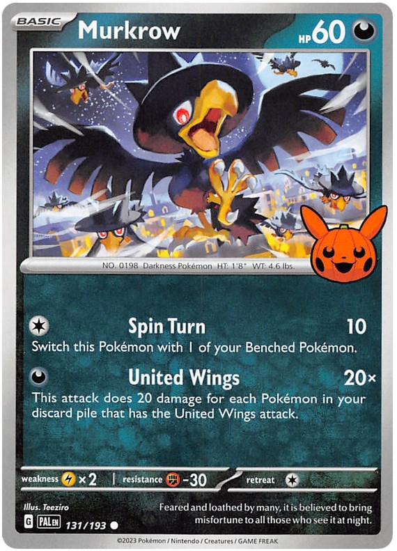 Murkrow card artwork