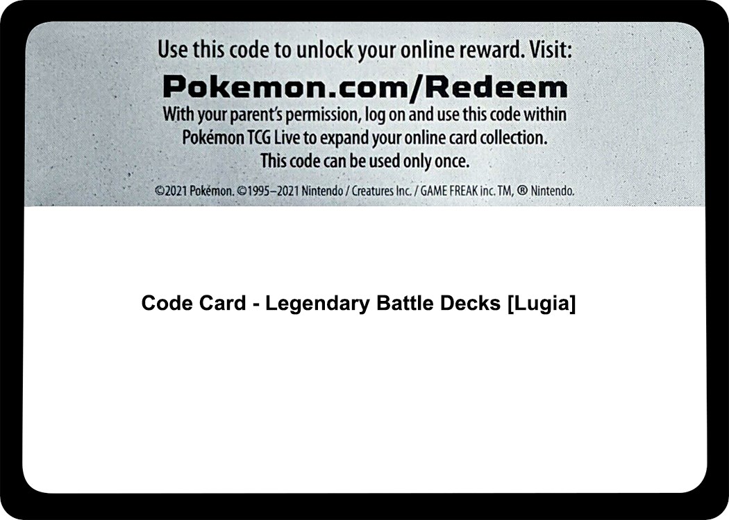 Pokémon TCG: Legendary Battle Deck (Lugia)