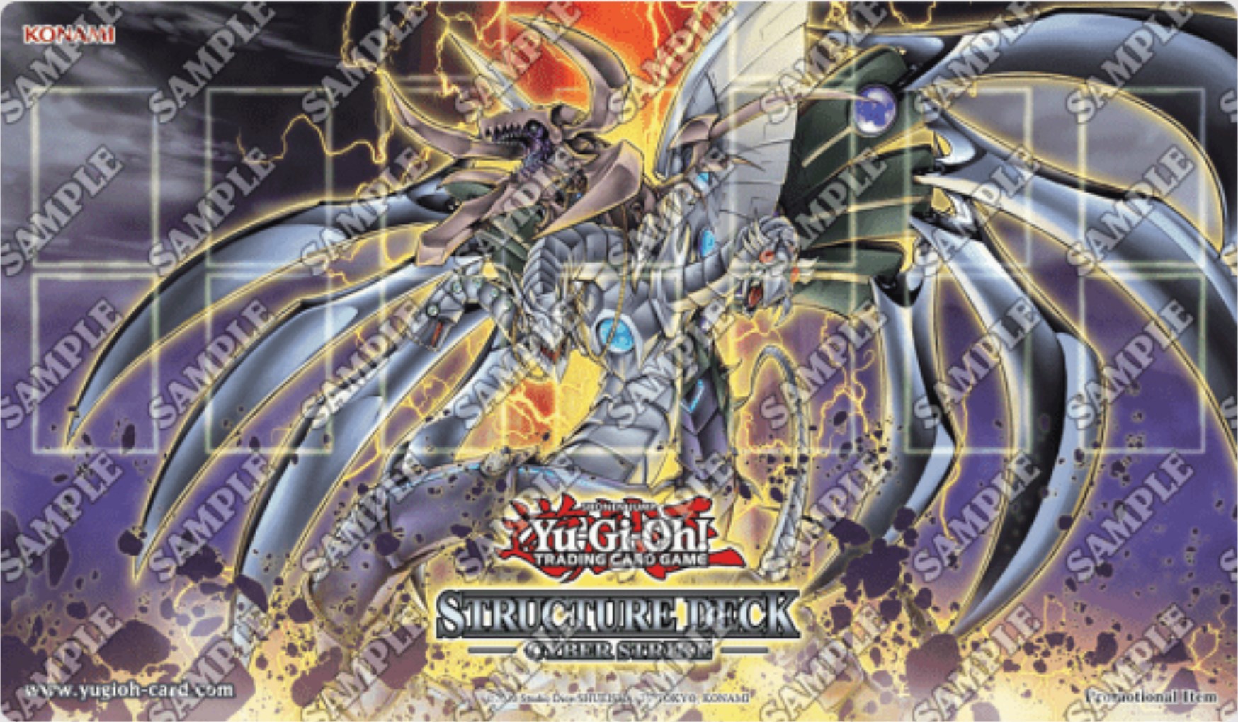 YuGiOh! 2021 Structure Deck Game Mat Cyber Strike Konami Playmats