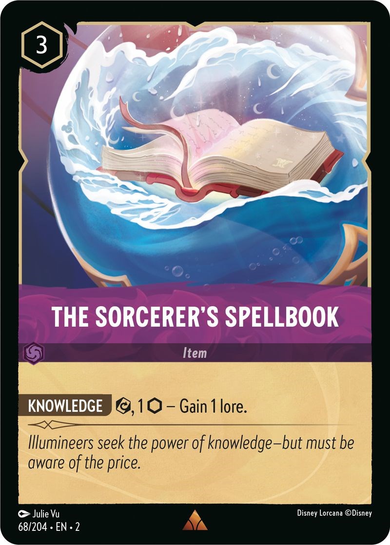 The Sorcerer's Spellbook - Rise of the Floodborn - Disney Lorcana