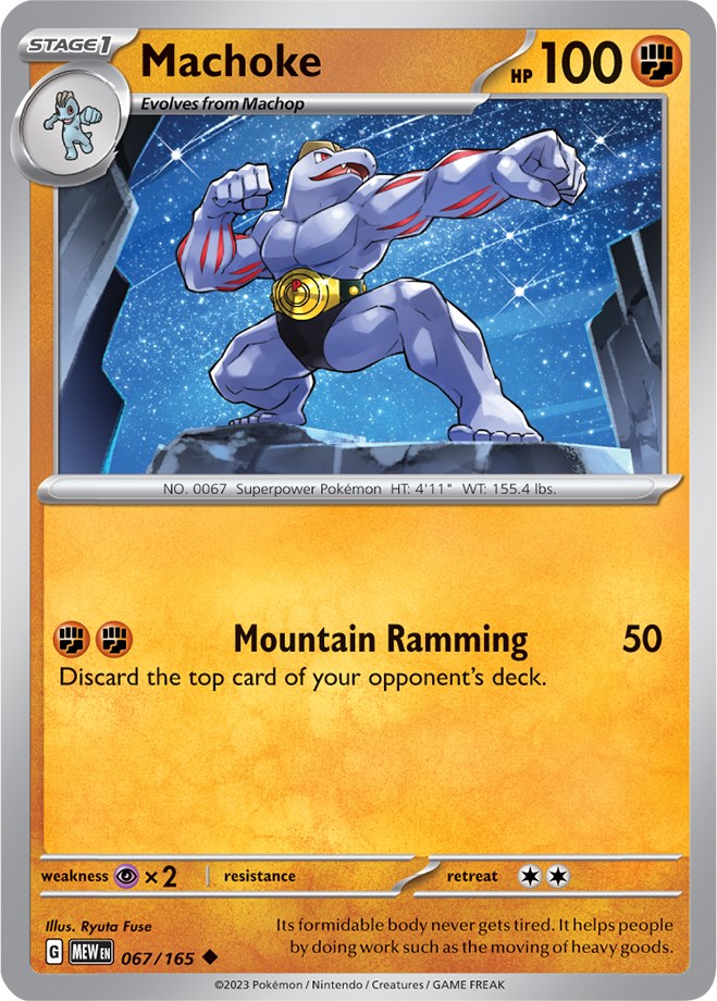 Machoke card artwork