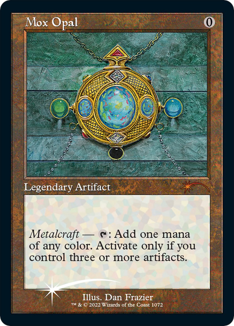 Mox Opal (Retro Frame) (Foil Etched)
