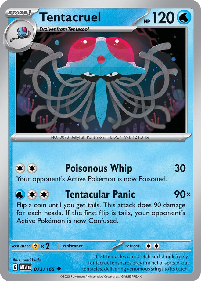 Tentacruel card artwork