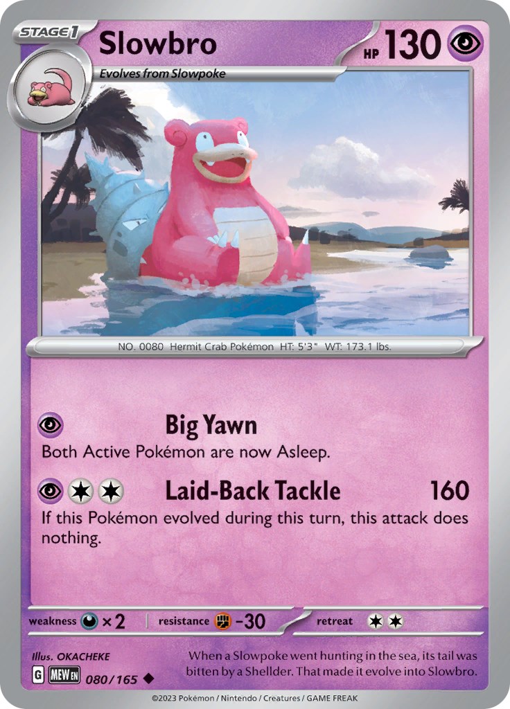 Slowbro card artwork