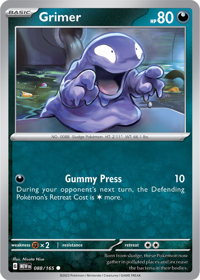 Grimer card artwork