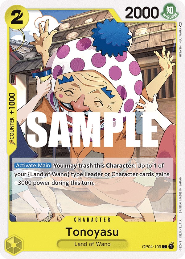 Tonoyasu - Kingdoms of Intrigue - One Piece Card Game